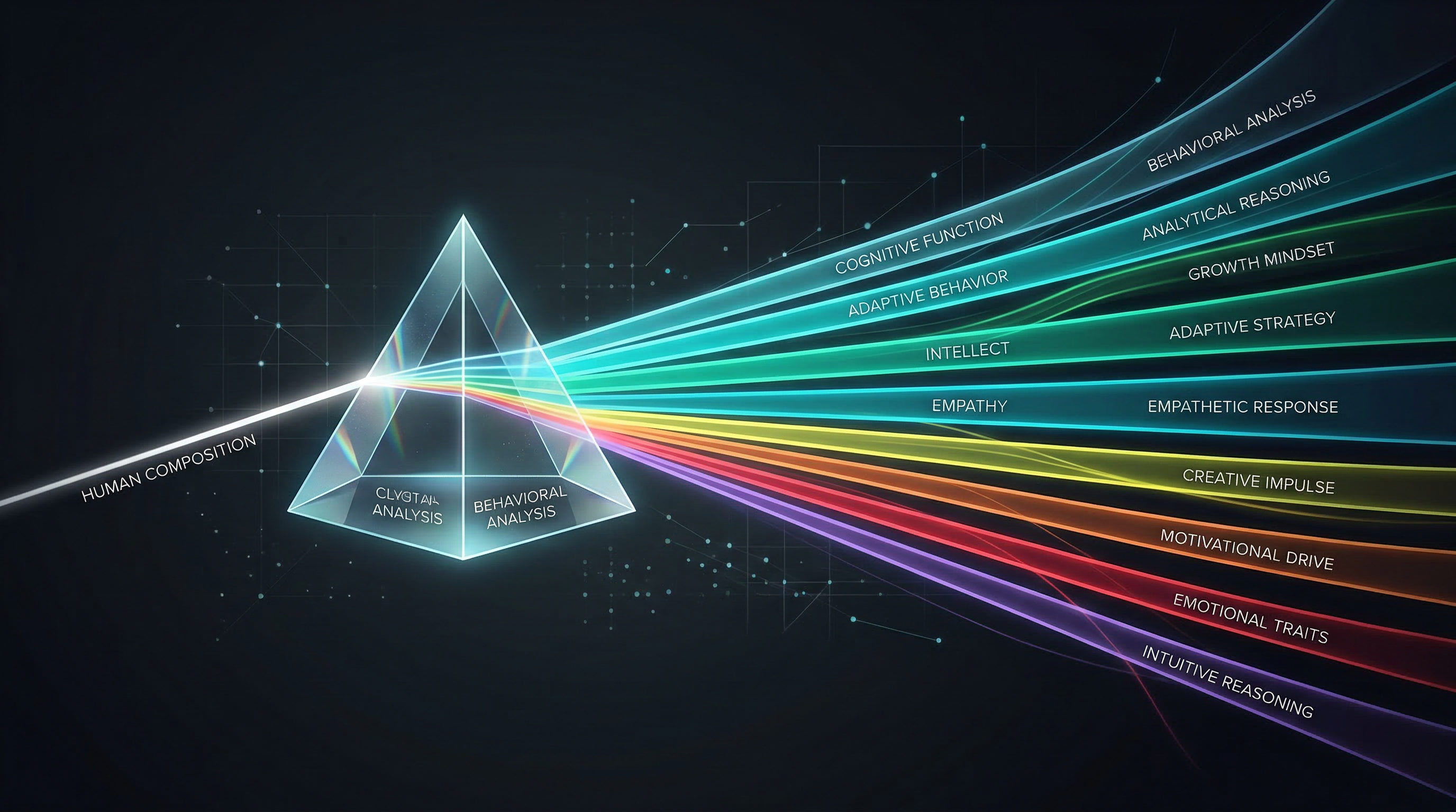 Behavioral prism analysis visualization